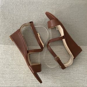 NINE WEST Lace Dress Cognac Size 8.5